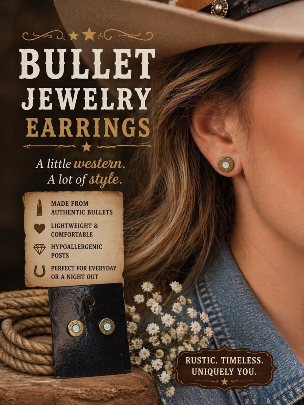 Bullet Jewelry Earrings